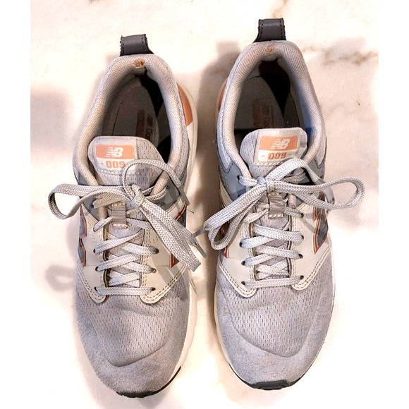 New Balance Women's 009 Running Shoes Size 7.5B Gray Pink White Low Top WS009SA1 - Picture 7 of 10